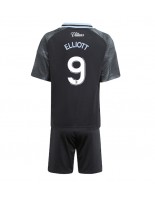 Aston Villa Harvey Elliott #9 Venkovní dres pro děti 2025-26 Krátký Rukáv (+ trenýrky)